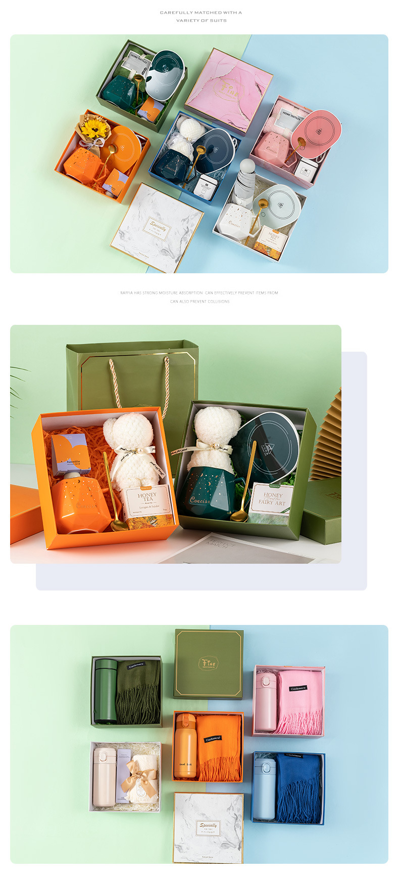 Customized business gifts for company opening, including souvenir cups, New Year gifts, insulated cups, umbrella sets, and logo printing pic 12