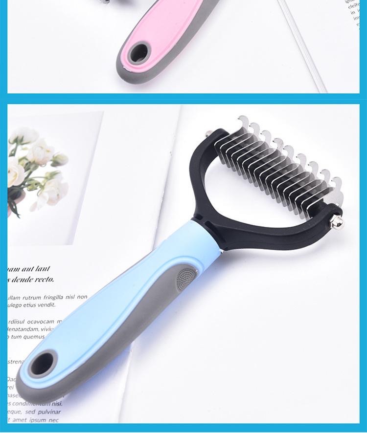 Cross-border pet knot comb, cat and dog hair removal comb, hair removal comb, dog comb, cat comb, pet comb pic 20