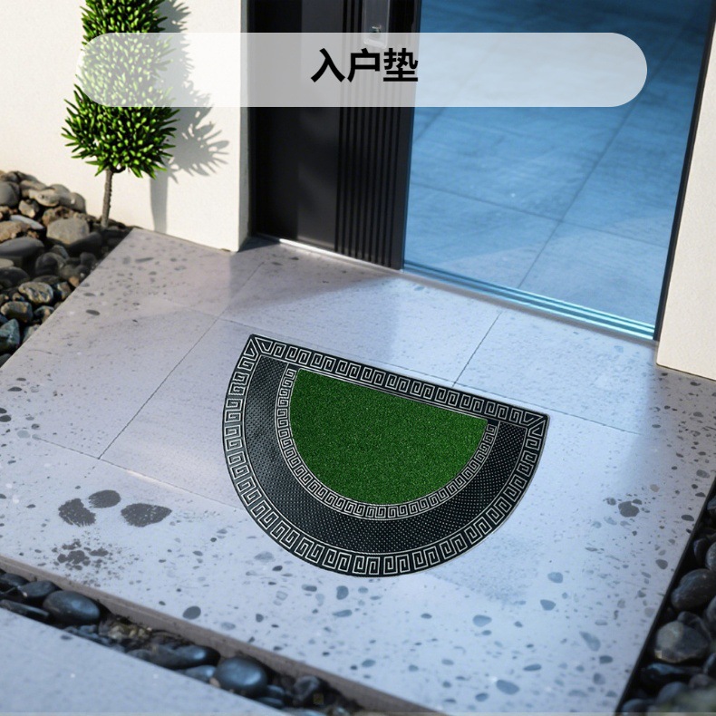 Alfombra de piso de goma alfombra de puerta alfombra de puerta de entrada alfombra antideslizante estilo europeo chino nórdico resistente al desgaste resistente a la suciedad alfombra pic 2