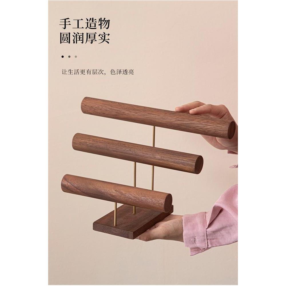 实木饰品展示架项链耳钉耳环饰品珠宝陈列道具拍摄首饰展示详情11