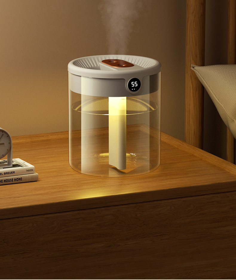 新款2L双喷加湿器usb大容量家用静音卧室办公室小夜灯数显加湿器详情38