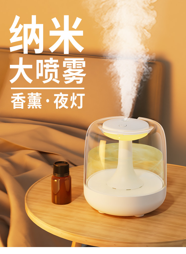 跨境迷你加湿器卧室用小型家用大喷雾香薰机 大雾量usb空气加湿器详情3