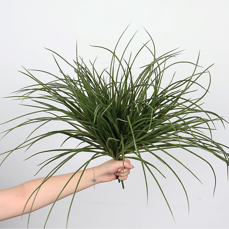 仿真绿植蕨类植物手感软胶兰花草热带雨林微景观造景空气草老人须详情2