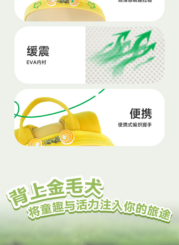 LOY儿童led背包男女小孩子智能防水潮流DIY动漫户外安全提示包详情12