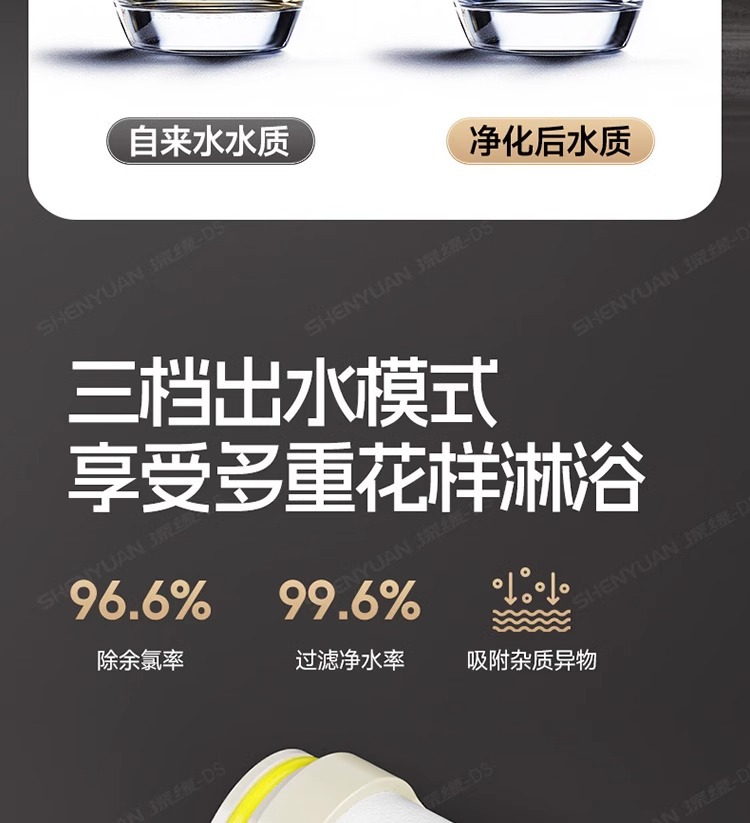 涡轮增压花洒喷头超强淋雨花晒头浴头超级加压浴室沐浴莲蓬头套装详情20