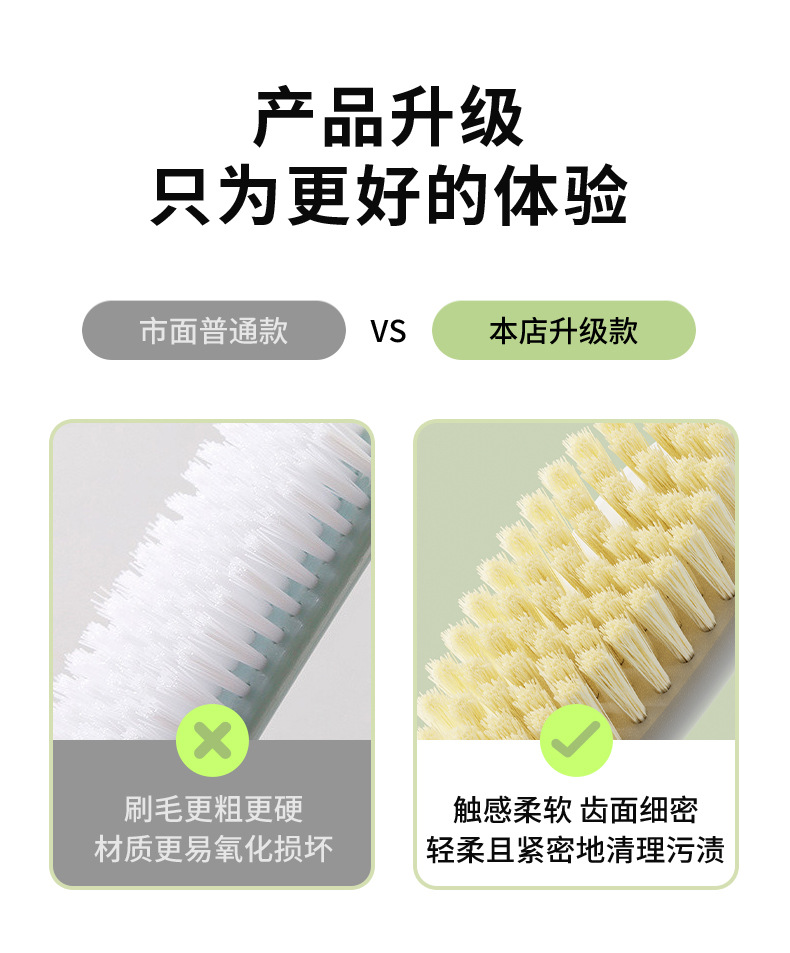 Aspire to design long-handled soft-bristled shoe brushes, daily necessities, household cleaning tools, cleaning brushes, and steel wire sneaker brushes pic 3