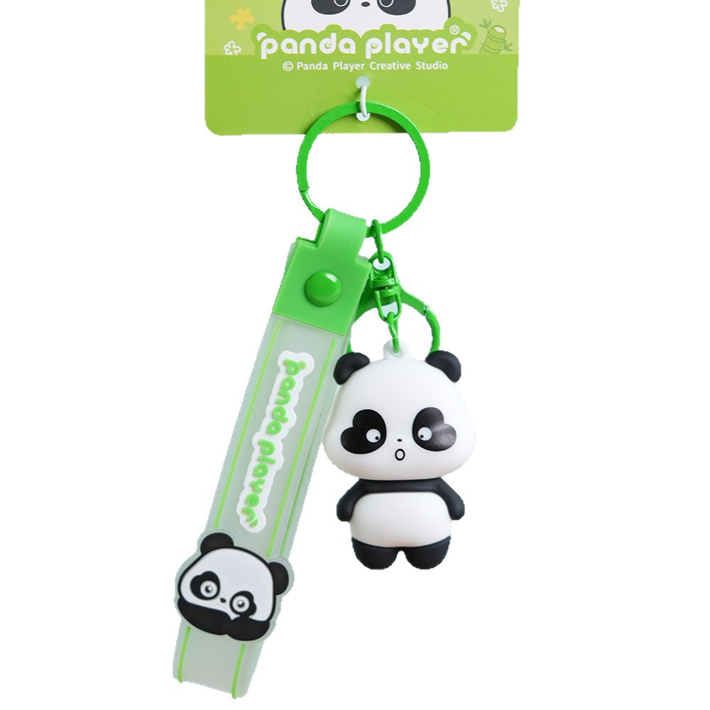 批发钥匙扣书包小挂件包包简约汽车pvc可爱卡通公仔金属链挂饰详情8