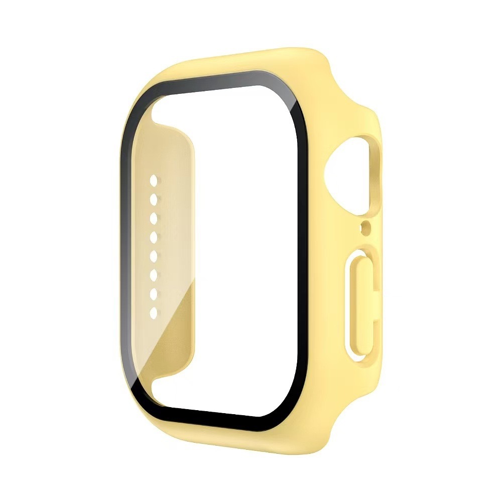 苹果手表保护壳适用iwatch s10手表壳防摔PC喷油钢化膜s9壳膜一体详情22