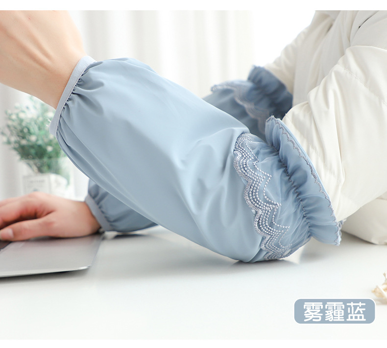 袖套女加长加宽成人套袖羽绒服学生防水防脏护袖秋冬季办公室袖头详情12