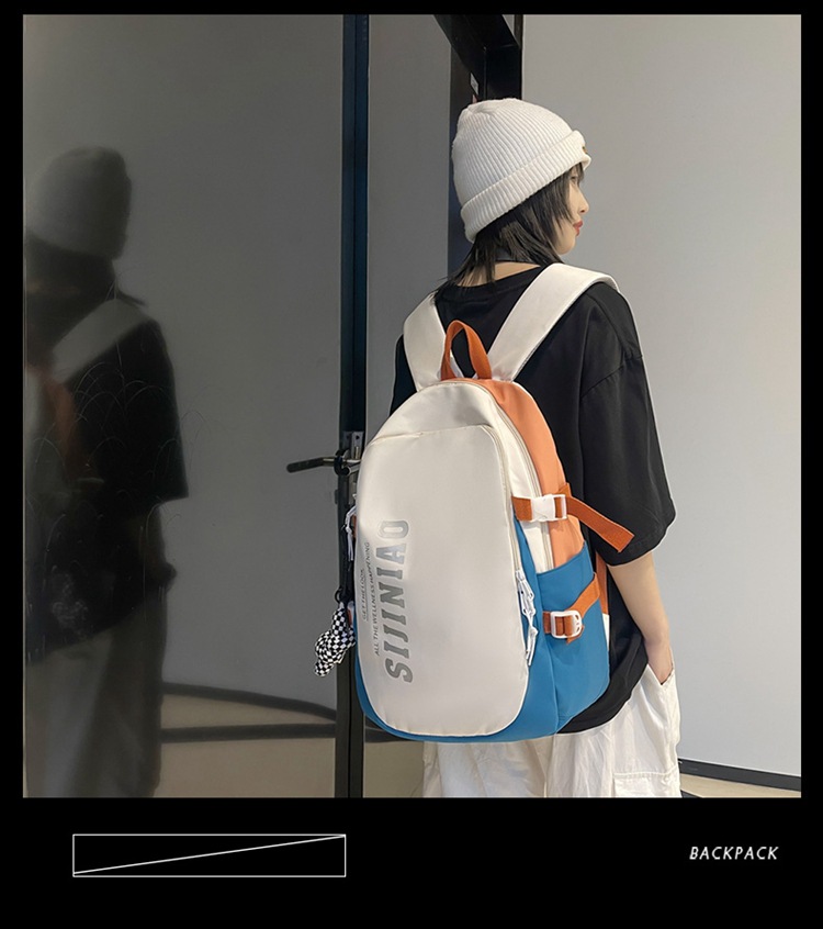 日系ins学院风中学生书包女生时尚耐磨电脑背包韩版大容量双肩包详情9