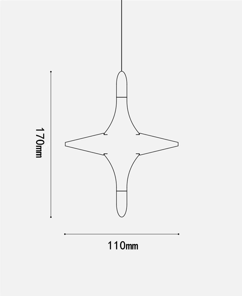 Crystal staircase chandelier, modern, simple and high-end, light luxury duplex, personalized dining room, bedroom, bedside small chandelier pic 12