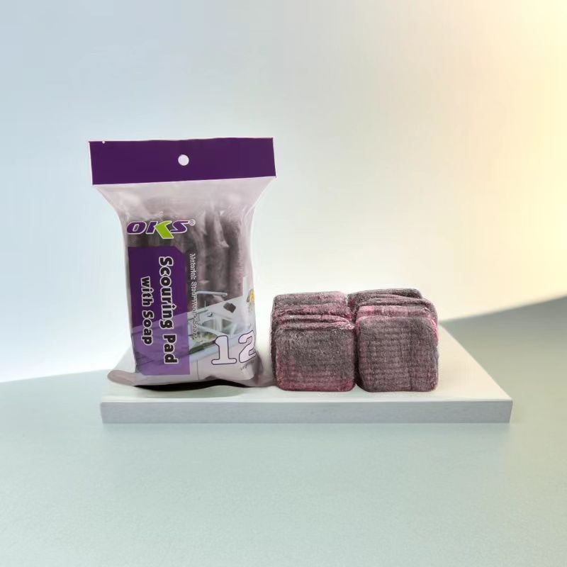 家用钢丝球不锈钢清洁球锅刷洗碗刷钢丝球厨房洗碗清洁球OKS详情1