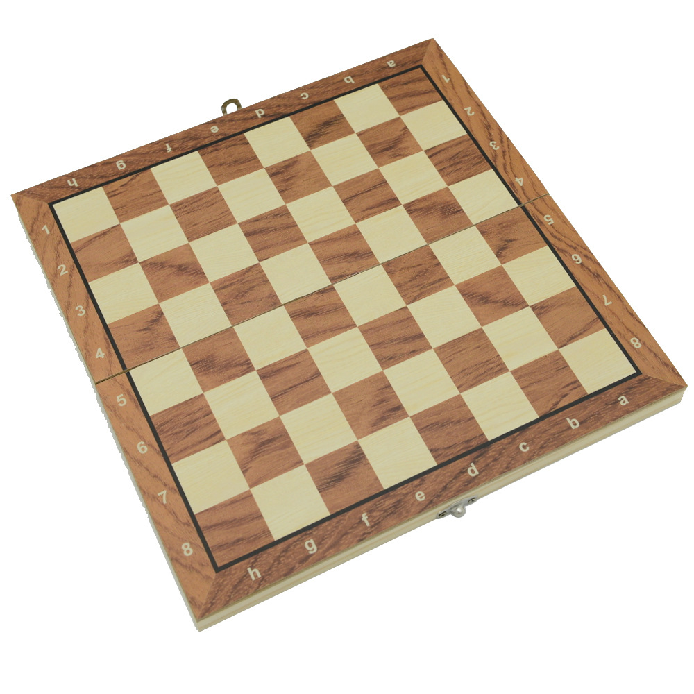 Wooden magnetic plastic chess pieces, foldable educational board game toys, direct sales, cross-border pic 7