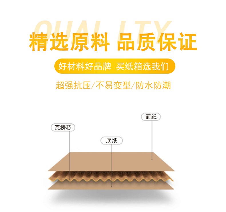 In-stock thickened three-layer kraft paper box, 2MM kraft corrugated box packaging box, hardware battery electronic accessories packaging pic 6