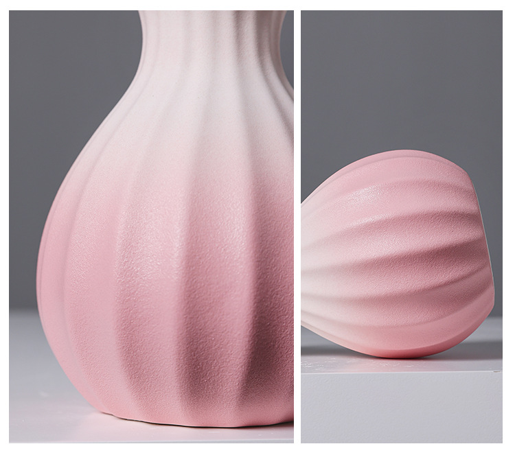 2025 Fresh and elegant Ceramic Vase, creative, fashionable, simple and modern living room, dining table, TV cabinet, dried flower arrangement and flower vase pic 13