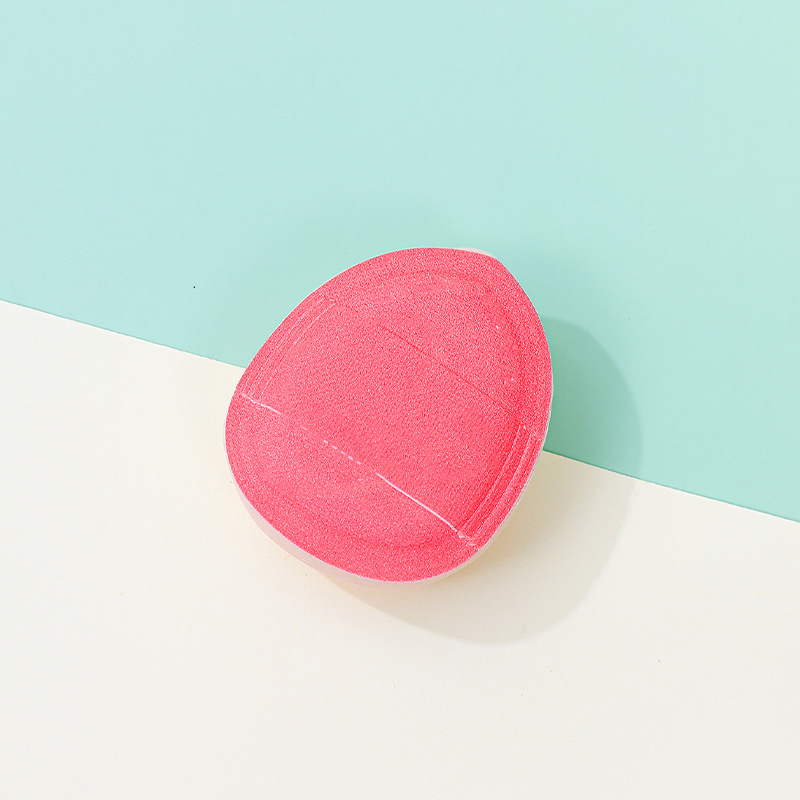 工厂定制棉花糖手指粉扑聚氨酯干湿两用拇指形植绒散粉气垫不吃粉详情9