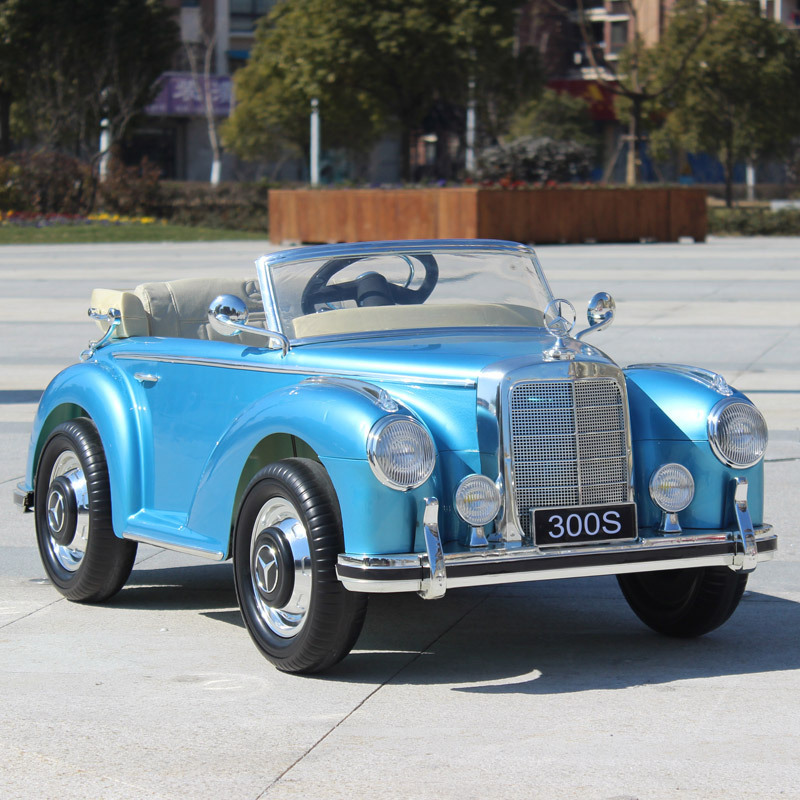 Benz奔驰老爷车儿童电动车四轮带遥控宝宝玩具小孩汽车可坐人详情18