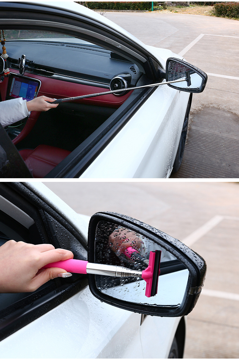 A multi-functional car rearview mirror retractable wiper, a car wash window windshield rainproof cleaning brush pic 11