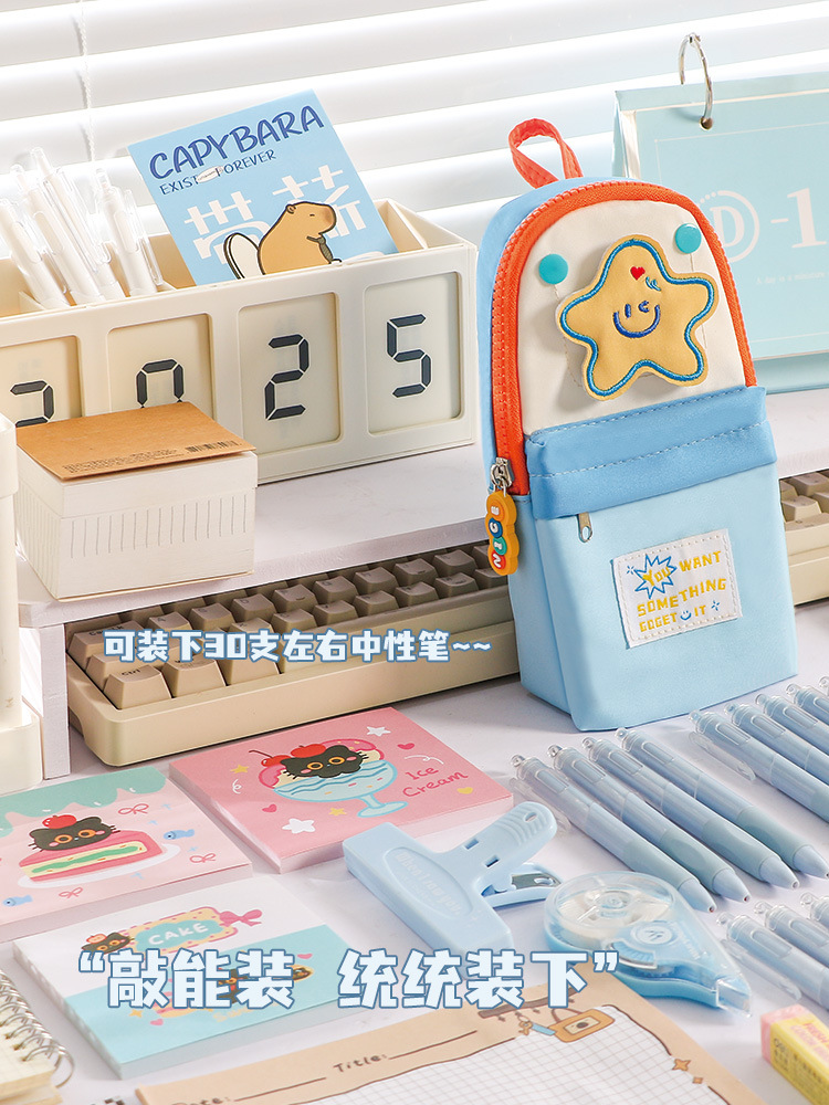 笔袋大容量高颜值文具盒学习开学小众收纳包学生新款可爱文具多层详情7