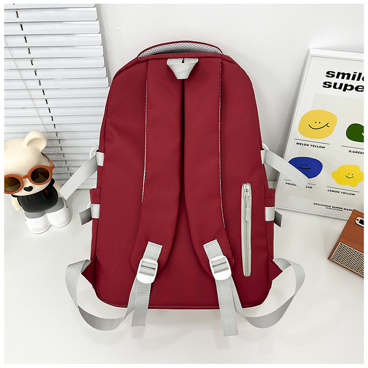 New cross-border backpacks for women in an ins style, large capacity for college students, high school and junior high school students, computer backpacks for men pic 15