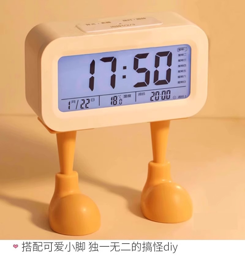闹钟学生专用起床神器桌面钟表初中生儿童智能2024新款电子小时钟详情6