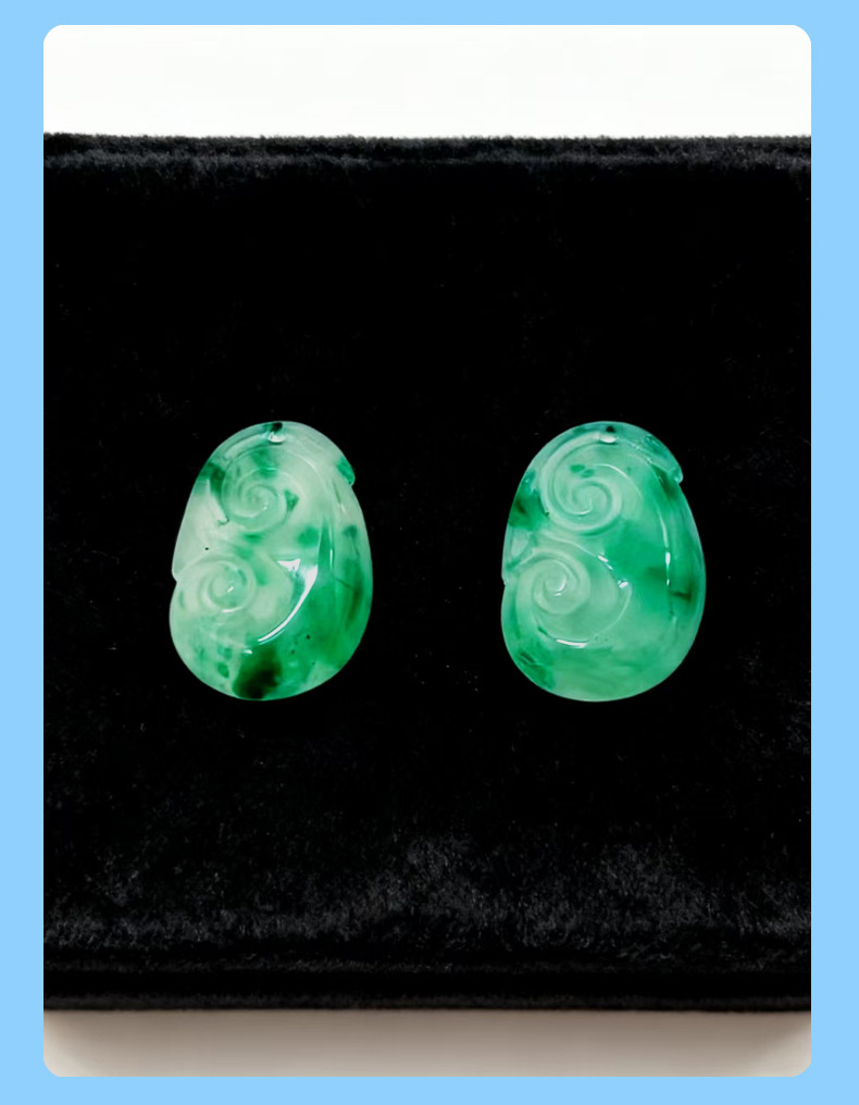 African Jade Ruyi pendant, jade pendant material, handcrafted diy necklace, jewelry accessory wholesale pic 10
