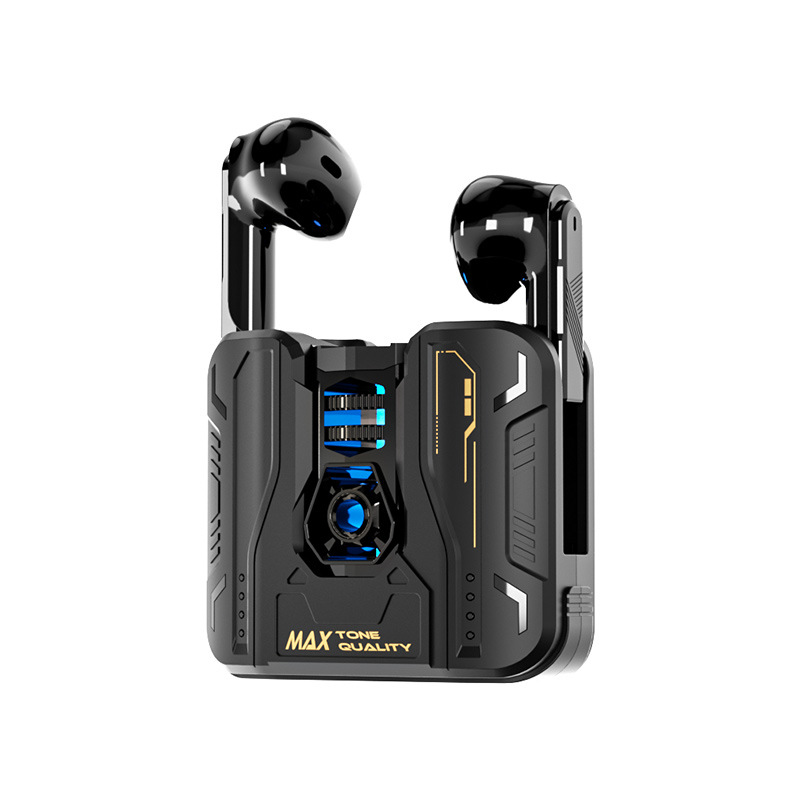 GM80 wireless Bluetooth headphones feature intelligent noise cancellation, comfort, water resistance, in-ear gaming, music, mecha, cool appearance and private mold pic 17
