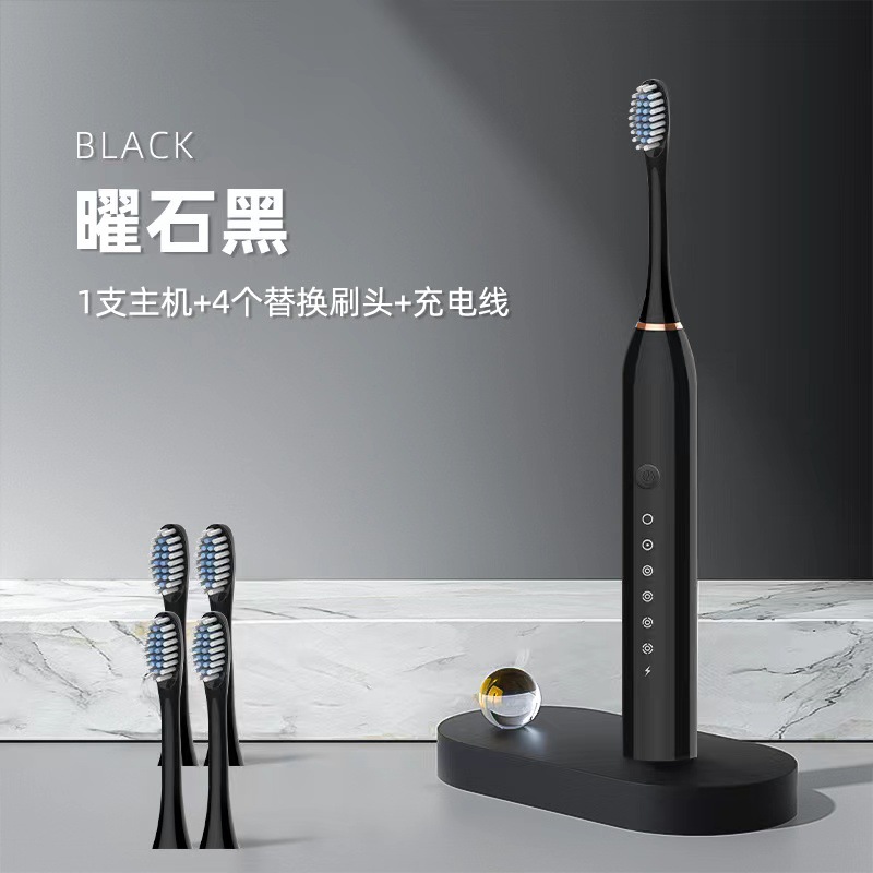 Cross-border best-selling soft-bristled electric toothbrushes, couple models, adult models, charging models, soft-bristled brush heads, factory wholesale in stock pic 13