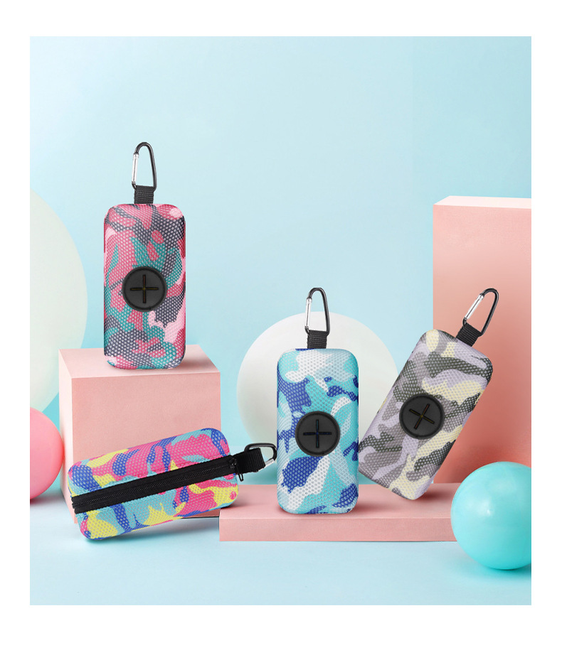 Wholesale of new spring and summer dog chest and back straps, reflective and breathable dog leash, camouflage three-piece set and dog leash pic 15