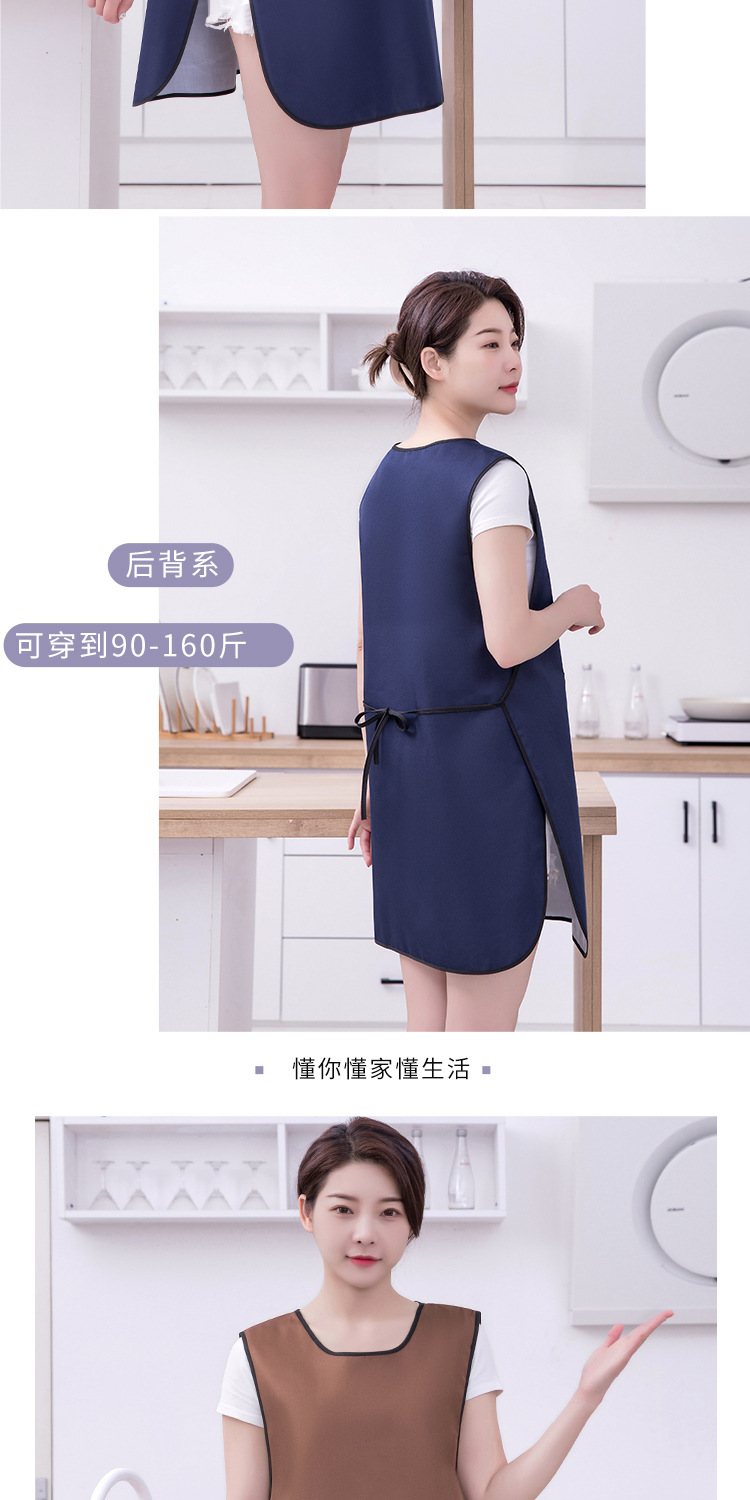 围裙马甲免洗防水防油可拆擦手巾工作围裙坎肩可印LOGO坎肩围裙详情17