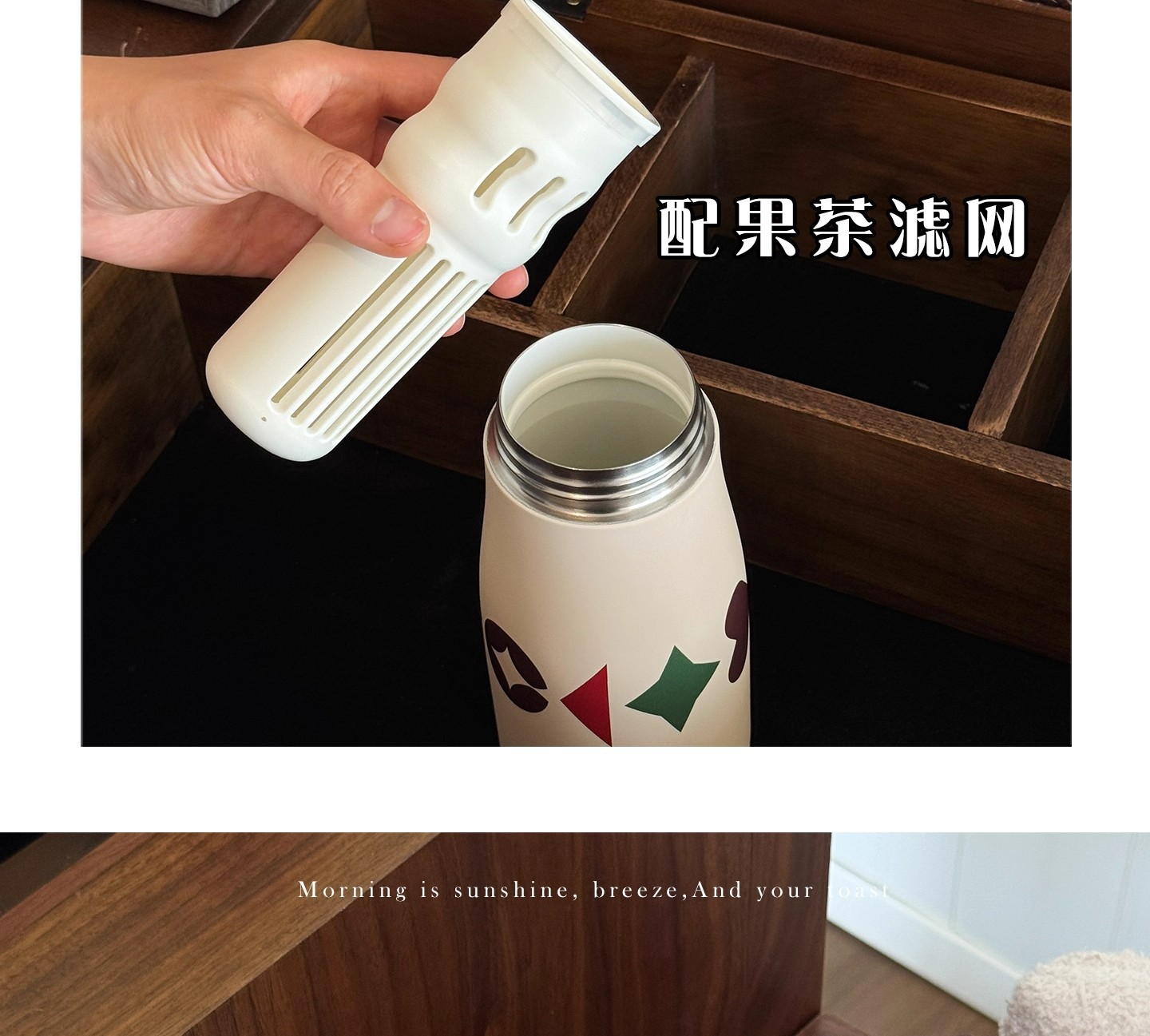 2025新款水杯316陶瓷内胆保温杯女士高颜值吸管杯咖啡杯外出携带详情7