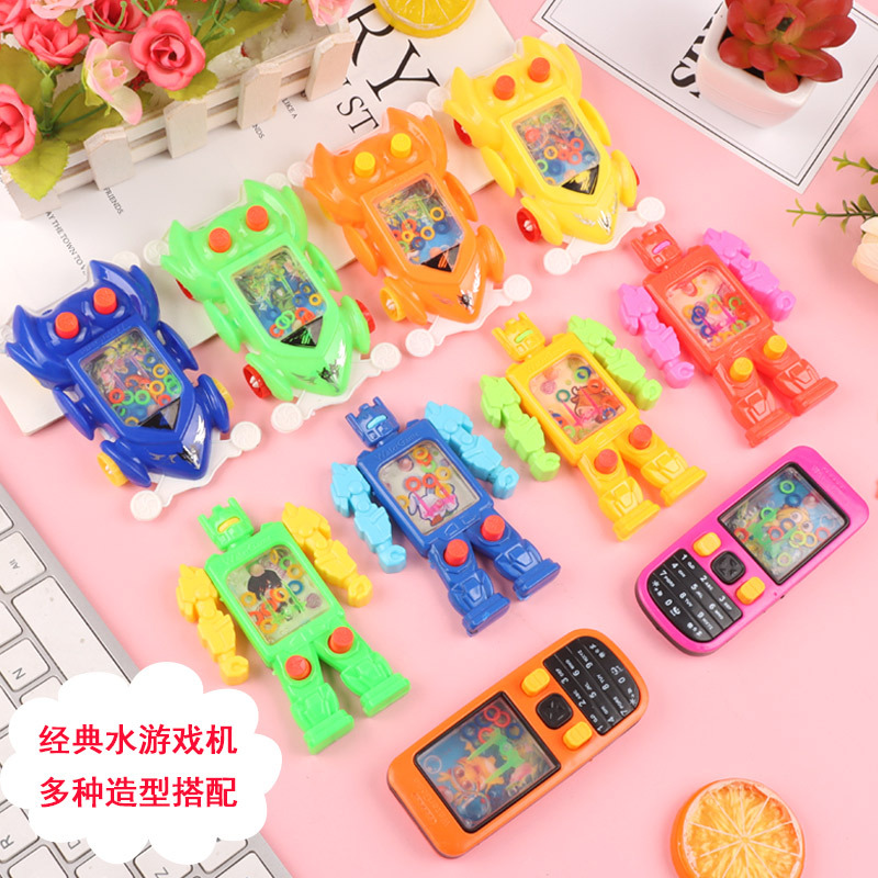 小号机器人水机玩具迷你卡通怀旧掌上套圈圈游戏机幼儿园活动礼品详情2