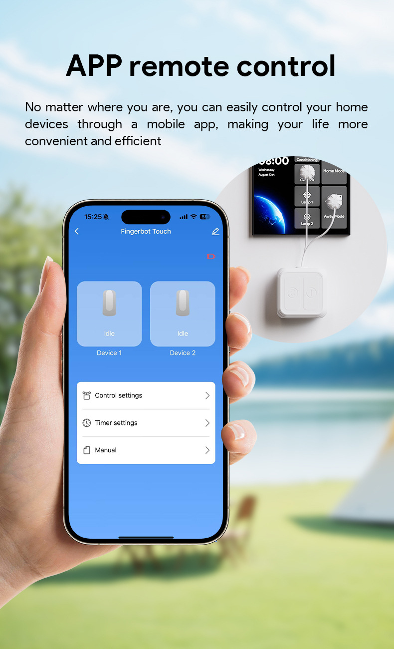 tuya touch screen finger robot dual-control Bluetooth graffiti Intelligent remote control timed screen clicker pic 5