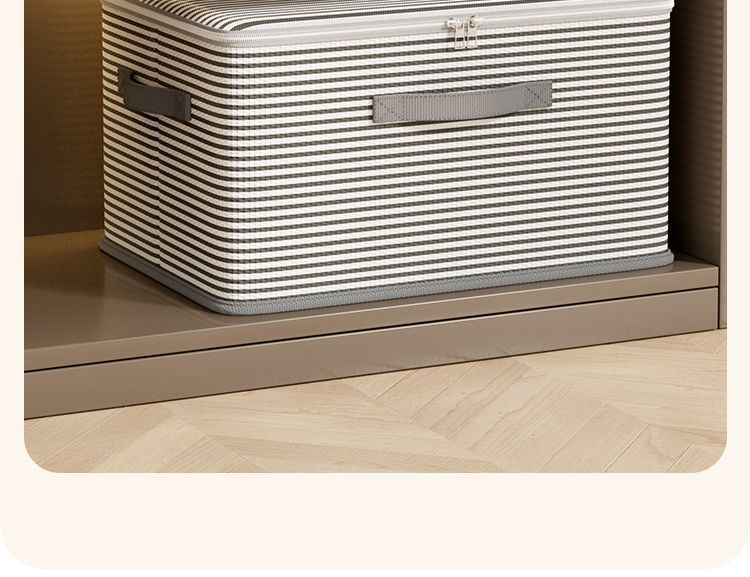 Large-capacity storage box for clothes, cotton quilts, zipper fabric, foldable storage box, organizing box, wardrobe basket pic 15