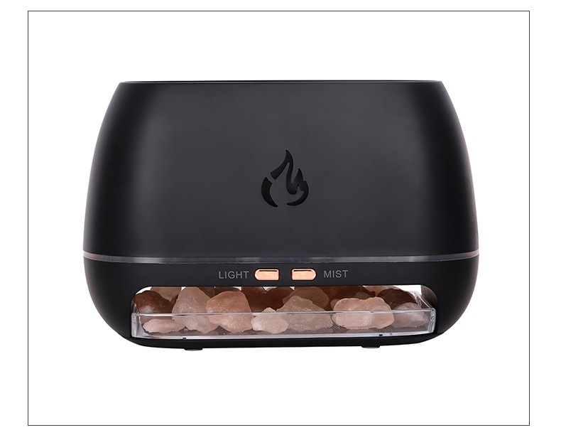 Simulated flame wood grain aroma diffuser, humidifier, 7-color light, thick fog, household humidifier, essential oil diffuser pic 9