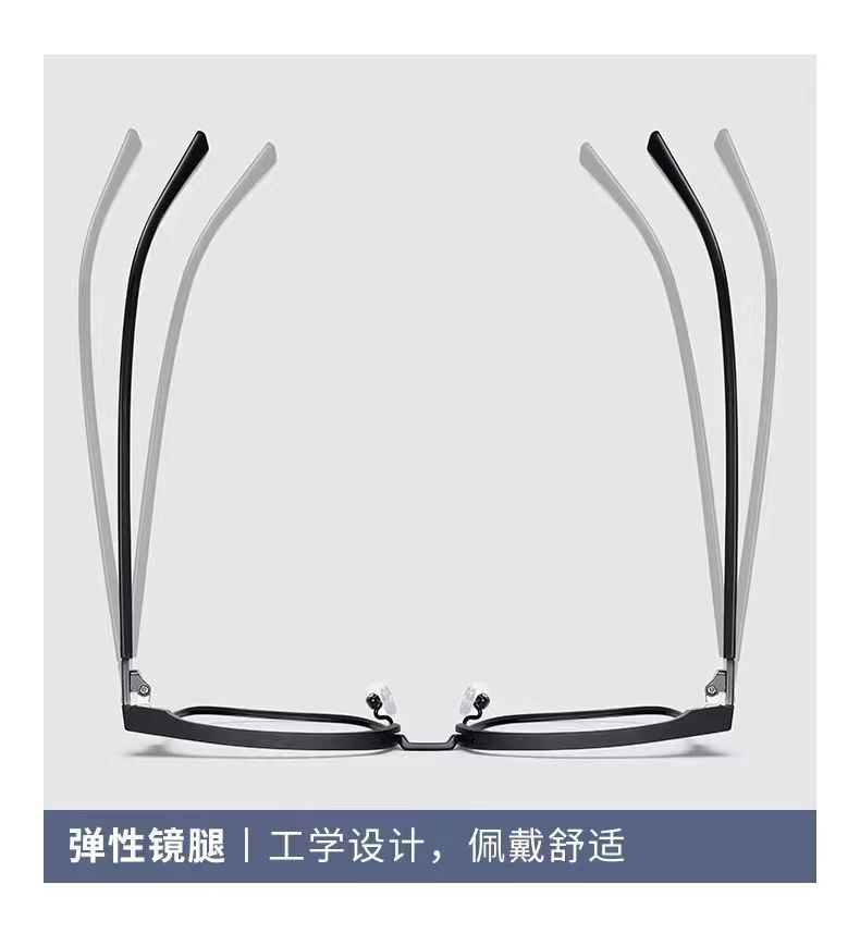 Smart zoom fashionable anti-blue light reading glasses, retro flat light glasses for looking at mobile phones and computers, eye-protecting reading glasses pic 15