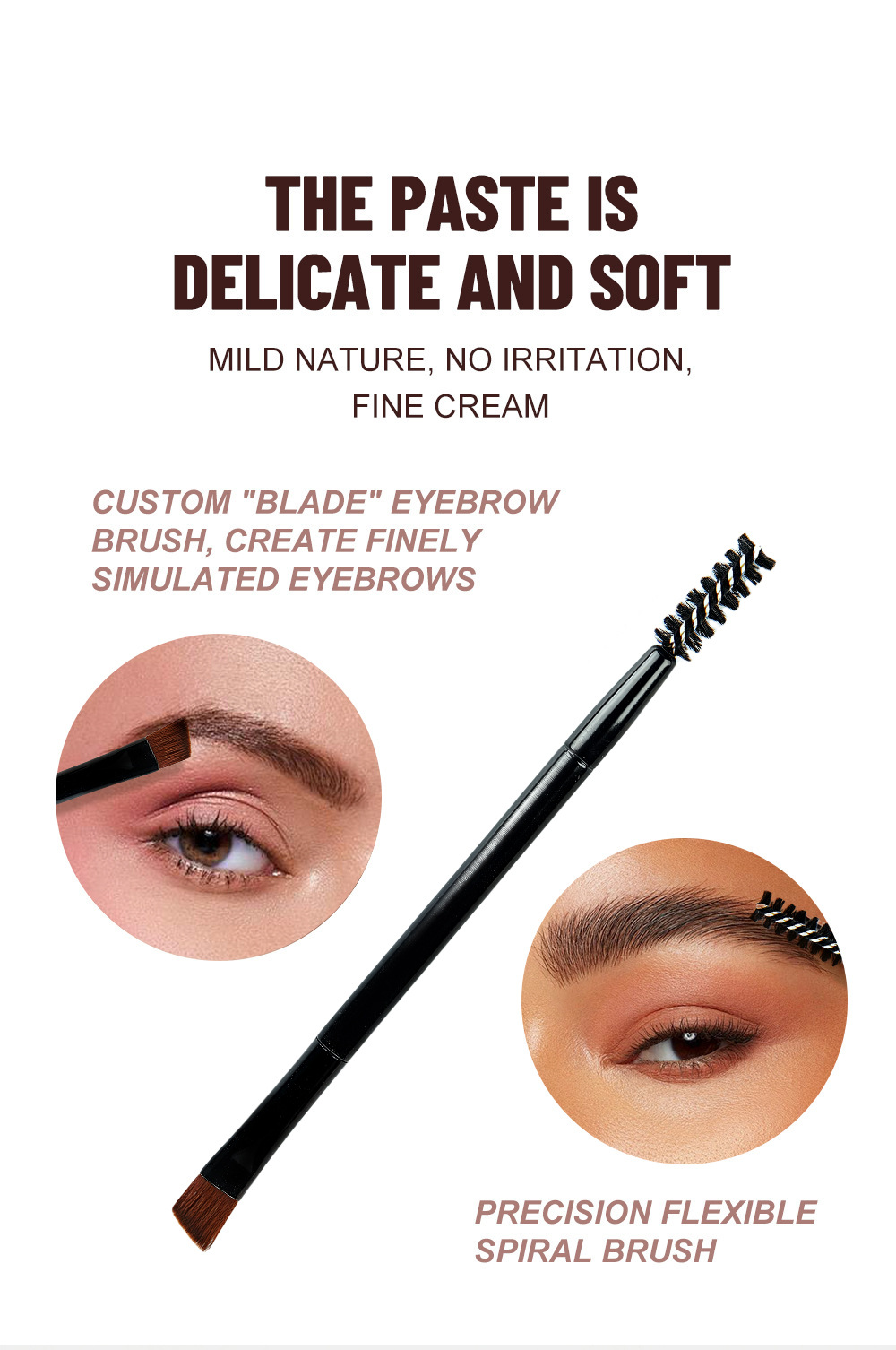 ANYLADY染眉膏二合一持久不晕染显色化妆品欧美跨境三色带刷眉粉详情5