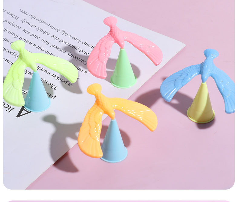 Nostalgic toys for the 80s generation: Balance bird, eagle, educational untoppleable figure, educational gravity bird, and small science and technology toys for children pic 10