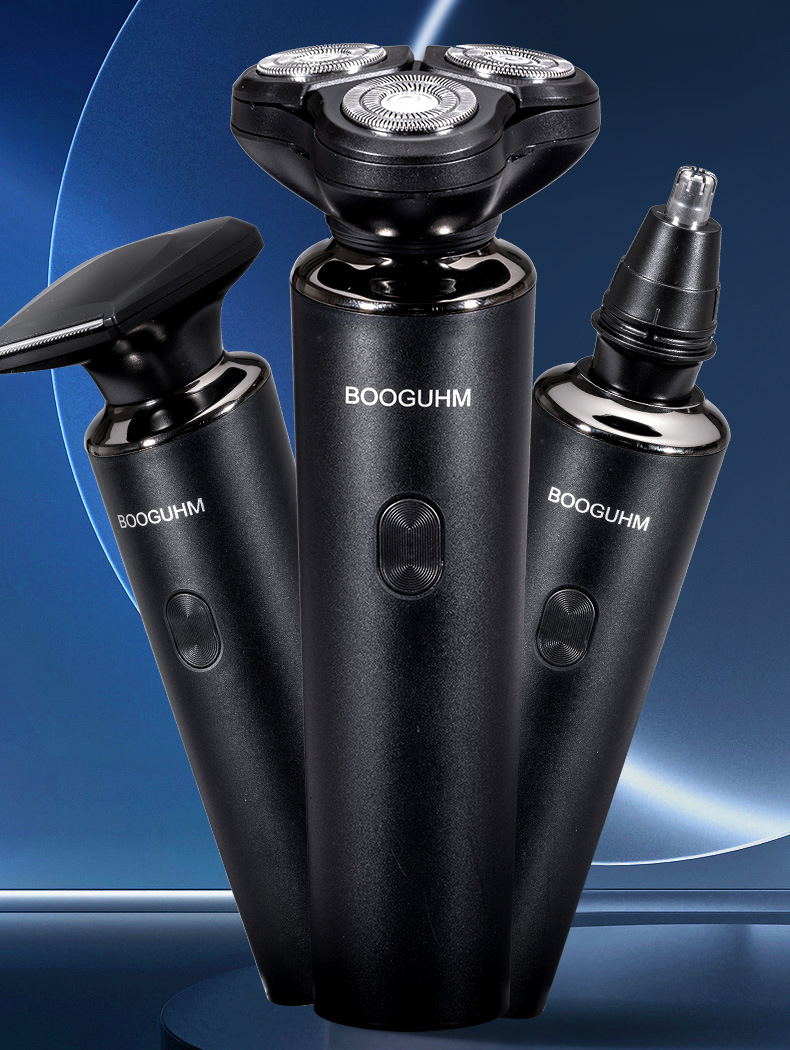 新款电动剃须刀 三合一多功能防水男士刮胡刀便携usb充电式胡须刀详情7