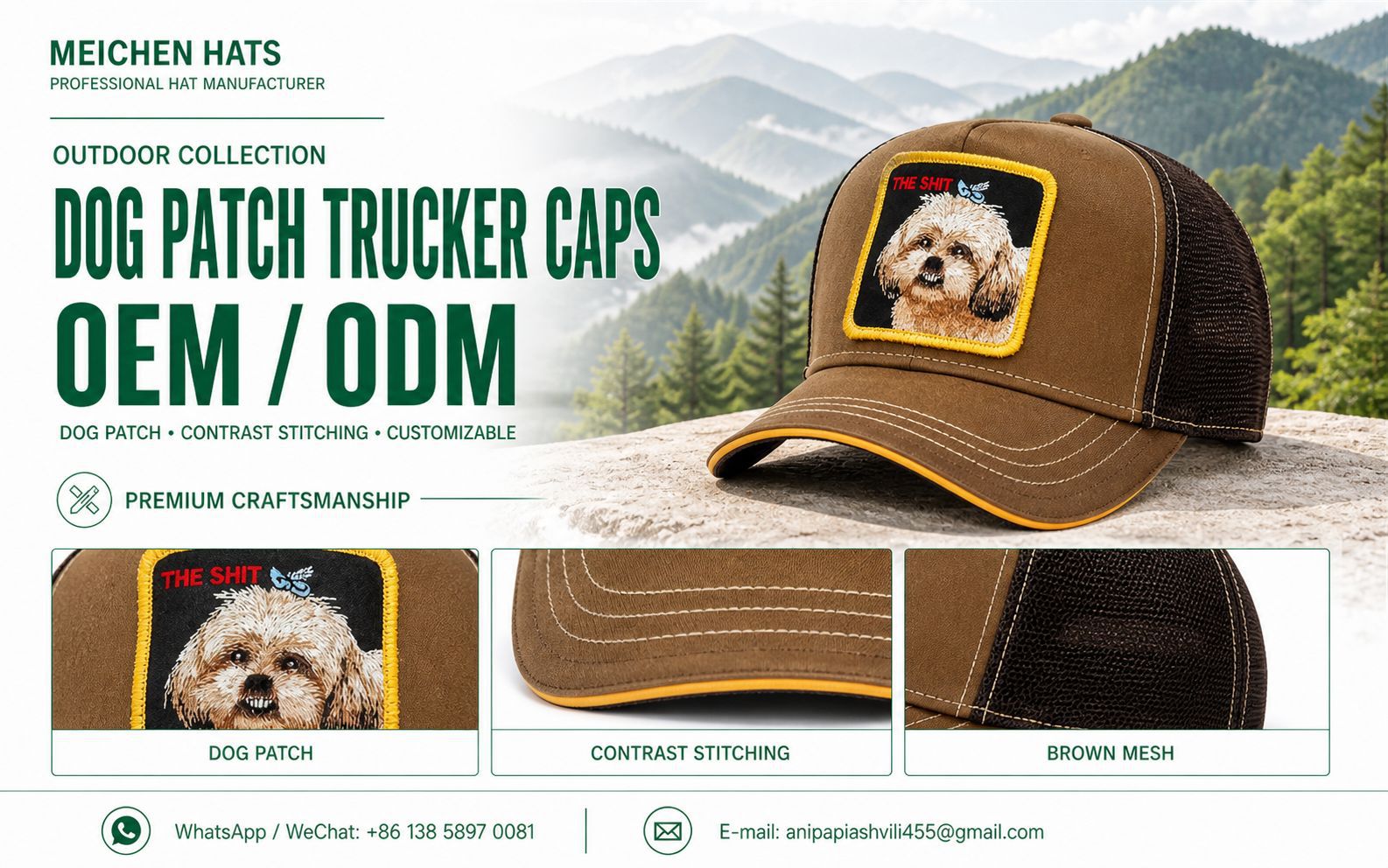 Baseball cap OEM/ODM customization source factory, sample making based on provided drawings, embroidered and printed advertising caps, cross-border foreign trade supply pic 12