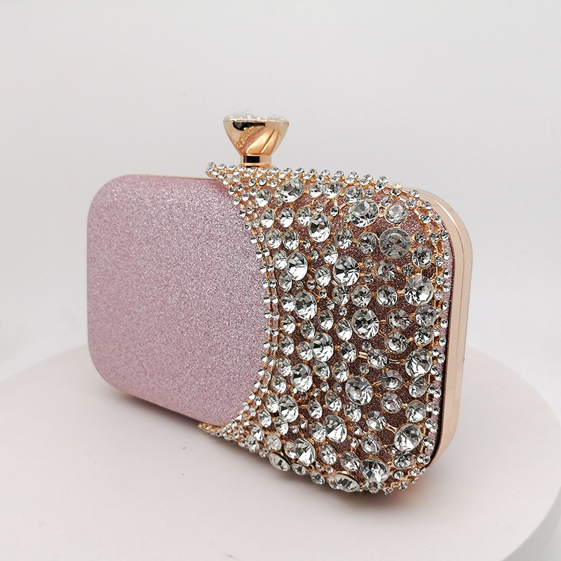 热卖镶钻晚宴包黑色气质礼服包婚宴妈妈手拿包旗袍晚装包跨境女包详情4