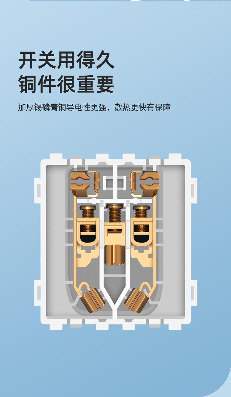 国际电工86型暗装白色开关插座面板16a空调家用一开五孔带USB多孔详情14