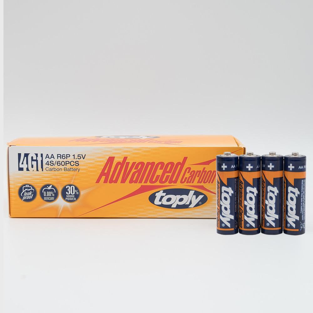 5号电池话筒电动玩具1.5V碳性AA干电池报警器环保R6P五号电池批发详情7