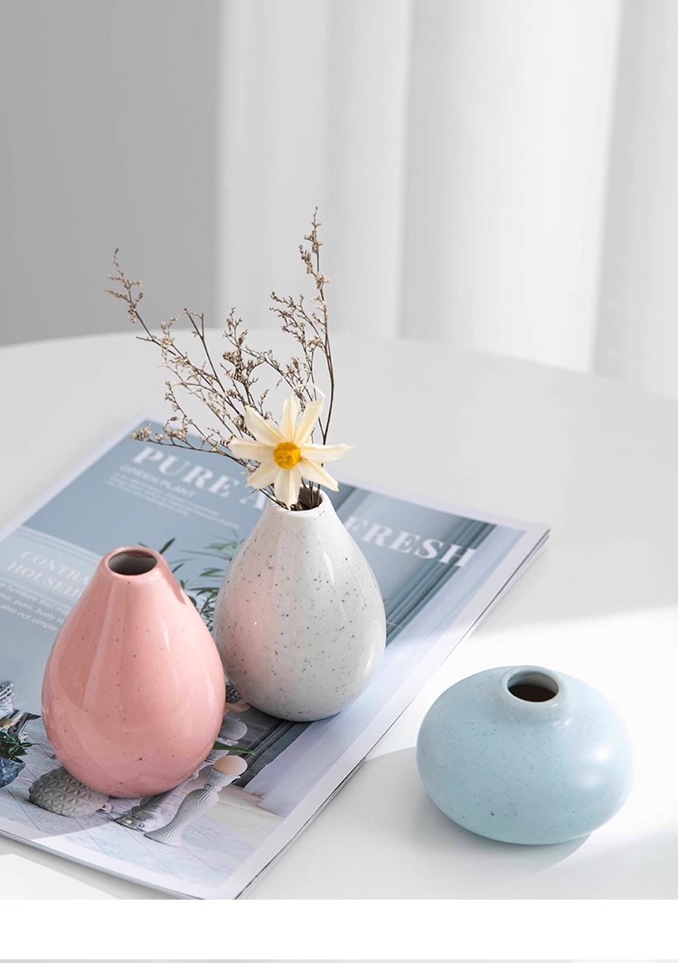 2025 Jingdezhen Ins-style creative Nordic modern simple home Decoration, fresh and artistic ceramic mini pic 10