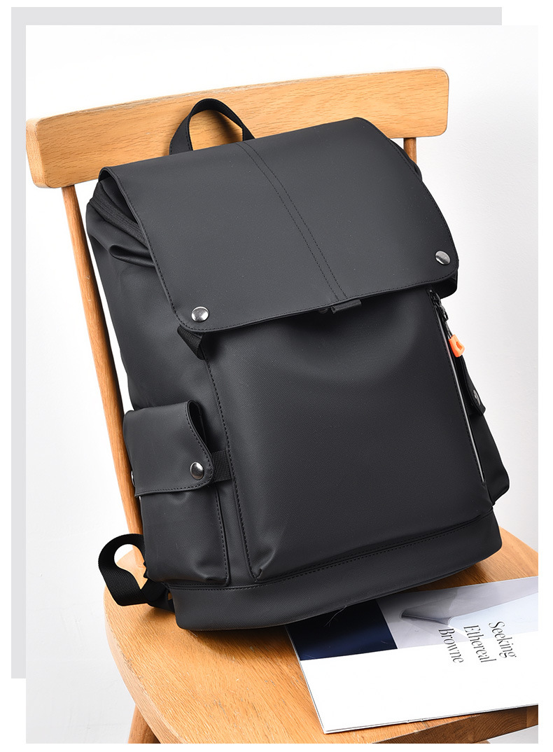 Transfronteriza nueva mochila de negocios mochila de hombre bolsa de computadora de viaje de gran capacidad bolsa de energía de moda cuero PU pic 16