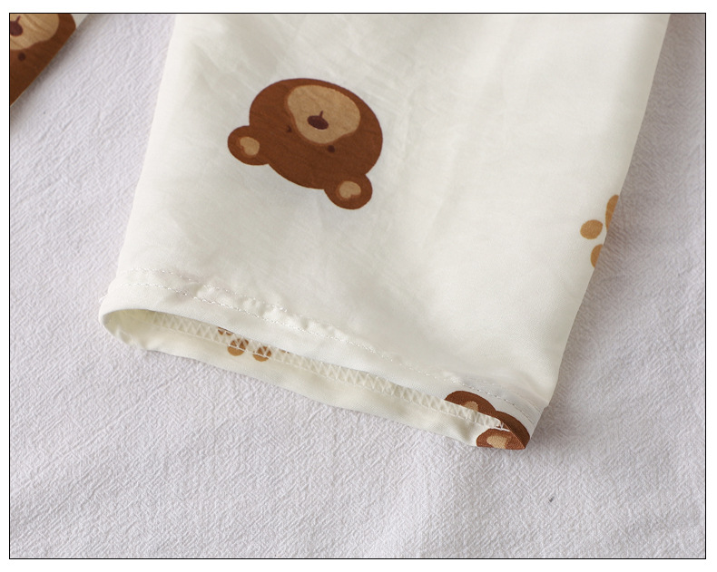 儿童夏季爆款云朵棉薄款家居服套装 男女童中袖空调服中裤休闲睡衣 童装新款详情11