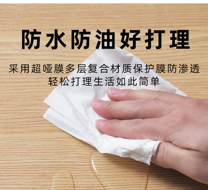 Extra-thick wood grain stickers, wall panels, waistlines, oil-proof stickers, marble wall stickers pic 14