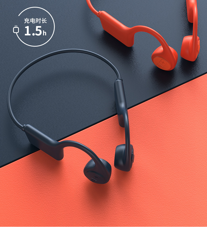 The best-selling x7 True Bone Conduction Bluetooth headphones are in-ear running sports wireless headphones with non-in-ear bone sensing pic 23