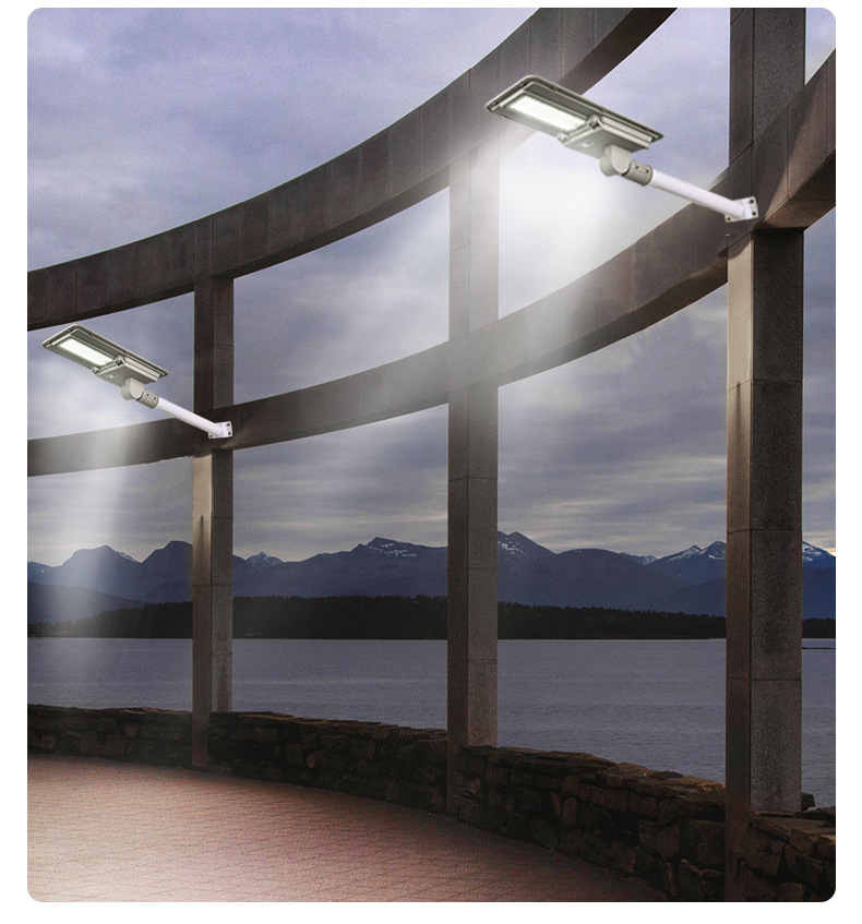 New type of new rural integrated led solar street lamp, household street lamp head lighting, outdoor courtyard sensor light factory pic 15