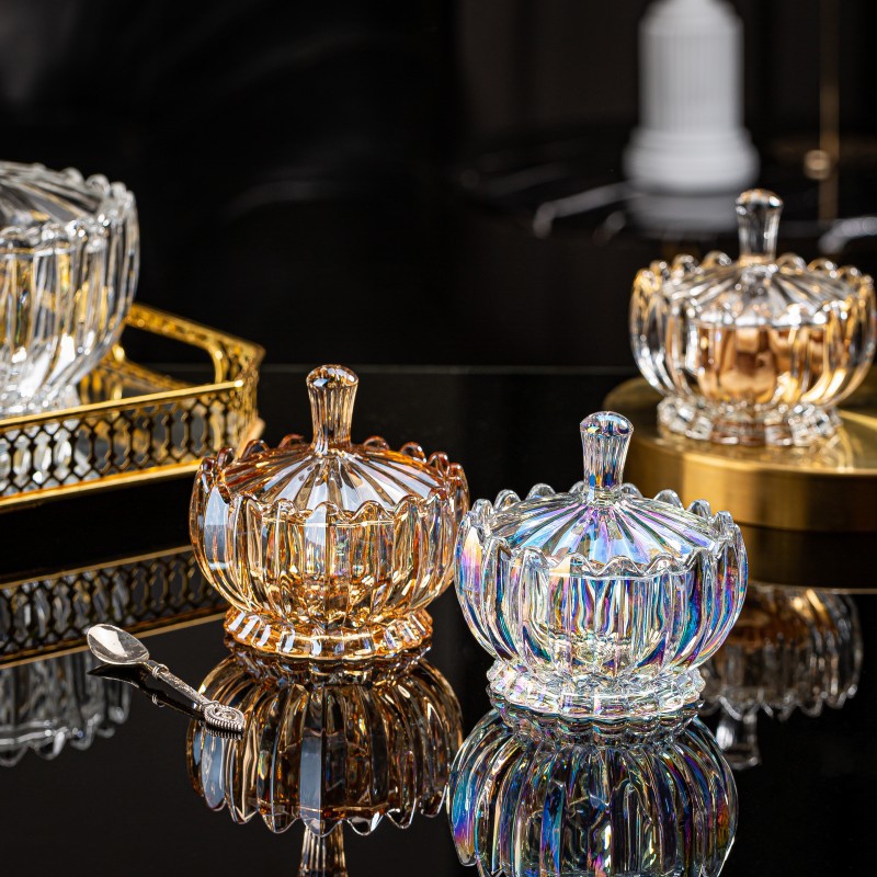 玻璃罐糖果罐香薰蜡烛罐干果罐收纳摆件储物盒首饰品盒消磁碗详情3